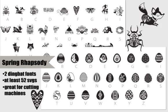 Spring Rhapsody by Illustration Ink — Dingbats Font