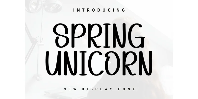 Spring Unicorn Font by ArtLine Design — Display Font