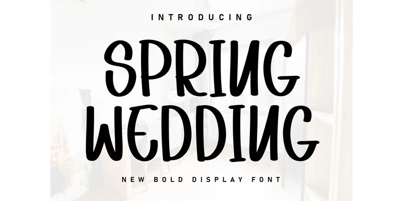 Spring Wedding Font by ArtLine Design — Display Font