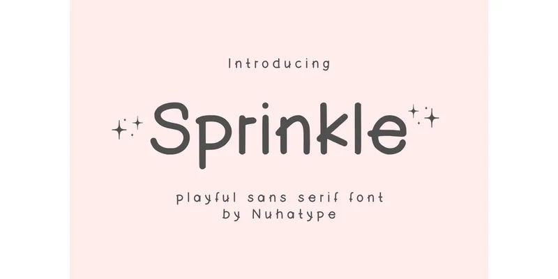 Sprinkle Font by Nuhatype — Sans Serif Font