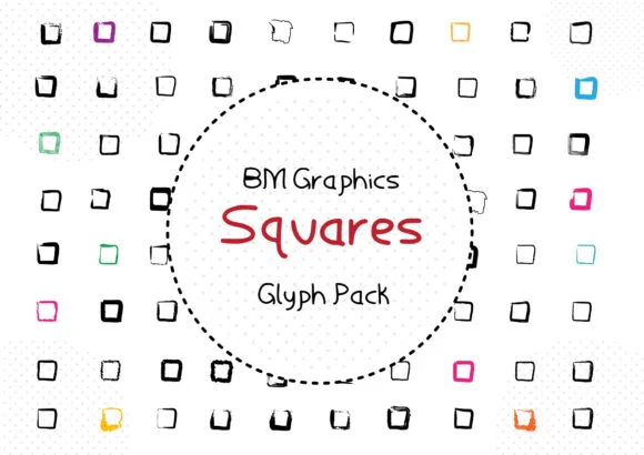 BM Graphics - Squares by GraphicsBam Fonts — Dingbats Font