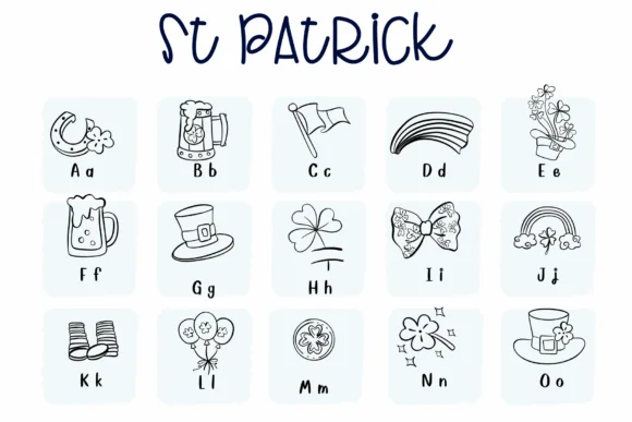 St Patrick by Sirinart — Dingbats Font — thumbnail 2