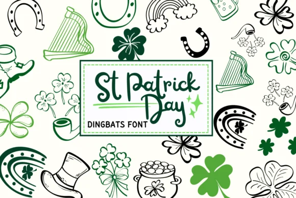 St Patrick Day by PraewDesigns — Dingbats Font