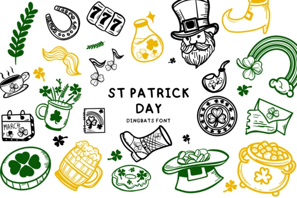 St Patrick Day by Bee piyanuch — Dingbats Font