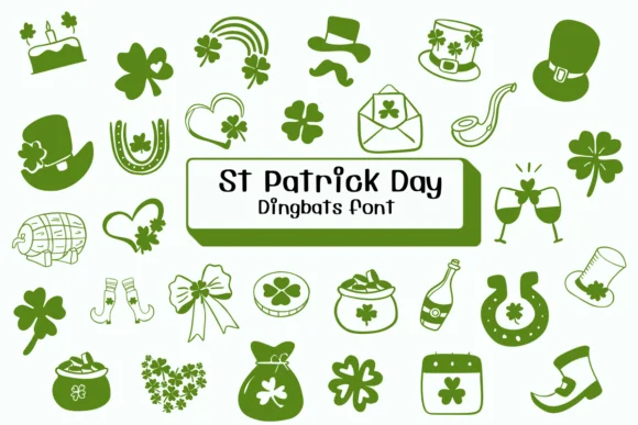 St Patrick Day by Ketsarin — Dingbats Font