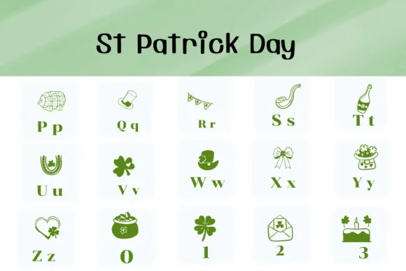 St Patrick Day by Ketsarin — Dingbats Font — thumbnail 3