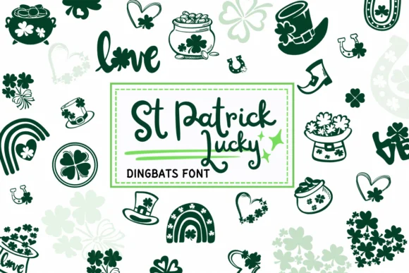 St Patricks Lucky by PraewDesigns — Dingbats Font