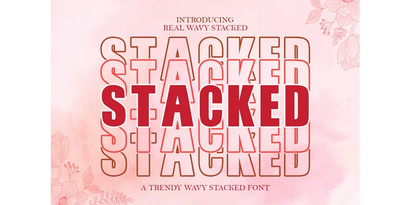 Stacked Font by AF Type — Display Font