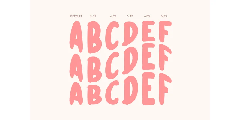 Stacked Font by Letterayu — Display Font — thumbnail 2