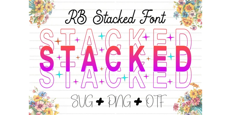 Stacked Font by Quirkify — Display Font