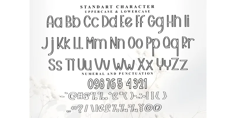 Stacked Outline Font by FreshTypeINK — Display Font — thumbnail 5