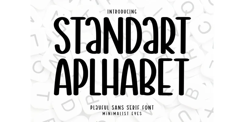 Standart Alphabet Font by Minimalist Eyes — Sans Serif Font