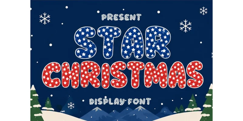 Star Christmas Font by WNIdesign — Display Font