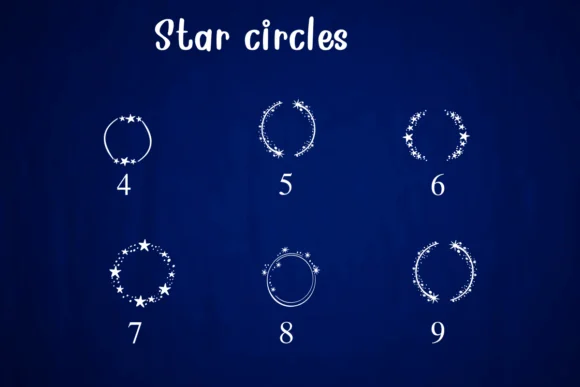 Star Circles by Nongyao — Dingbats Font — thumbnail 4