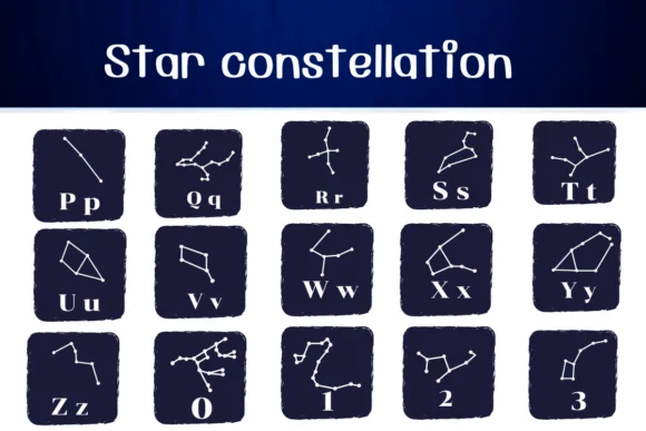 Star Constellation by Ketsarin — Dingbats Font — thumbnail 3