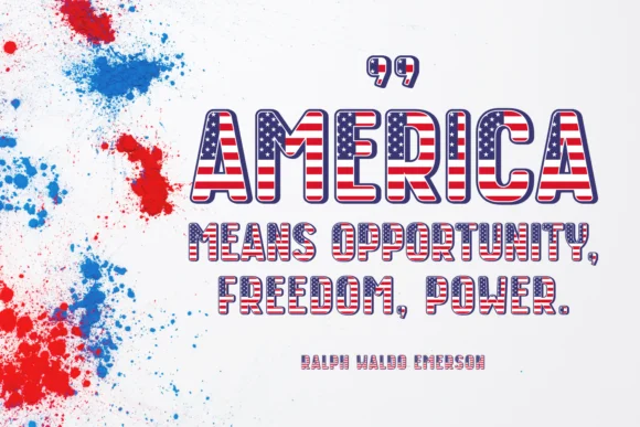 Star Freedom by Rizkky (7NTypes) — Color Fonts Font — thumbnail 3