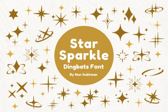 Star Sparkle by Nun Sukhwan — Dingbats Font