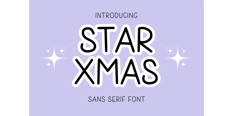 Star Xmas Font by CraftedType Studio — Sans Serif Font