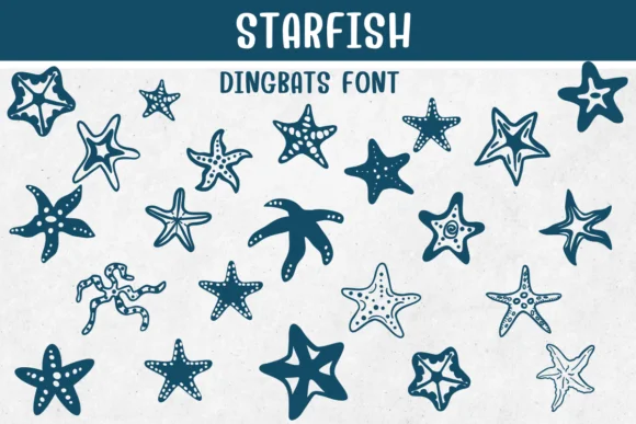 Starfish by Sontaya — Dingbats Font