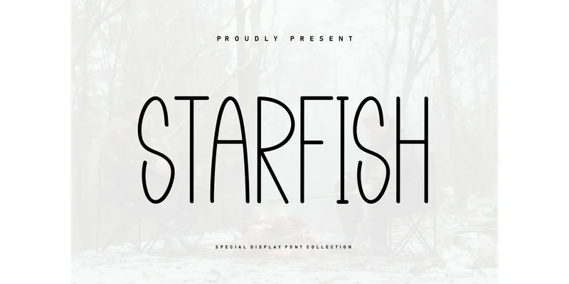 Starfish Font by ArtLine Design — Display Font