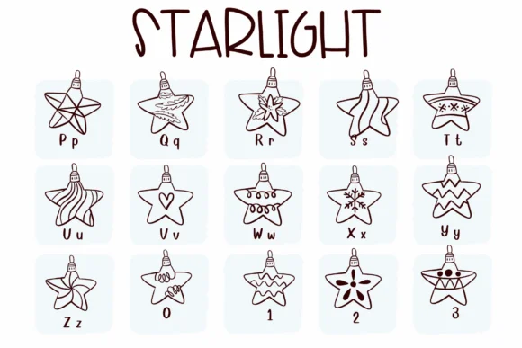 Starlight by Sirinart — Dingbats Font — thumbnail 3