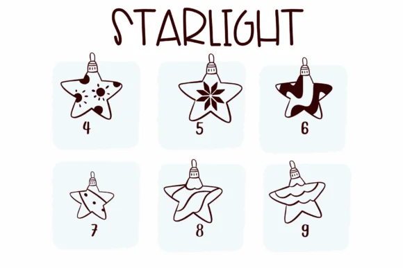 Starlight by Sirinart — Dingbats Font — thumbnail 4