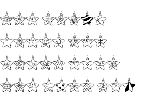 Starlight by Sirinart — Dingbats Font — thumbnail 8