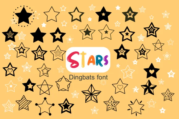 Stars by Nun Sukhwan — Dingbats Font