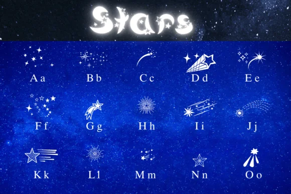 Stars by Nongyao — Dingbats Font — thumbnail 2