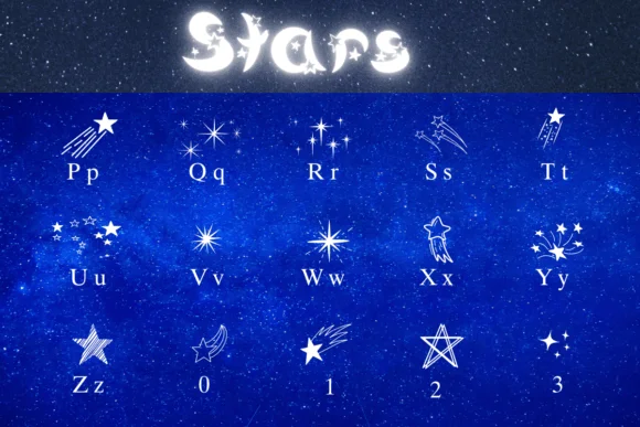Stars by Nongyao — Dingbats Font — thumbnail 3