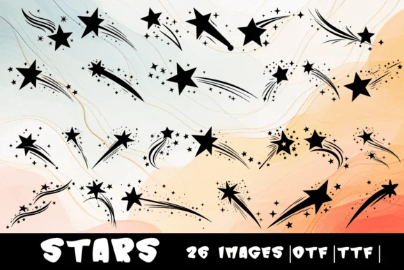 Stars by MOMAT THIRTYONE — Dingbats Font