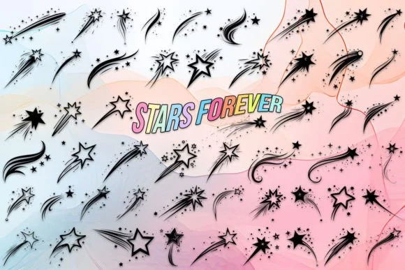 Stars Forever by MOMAT THIRTYONE β Dingbats Font