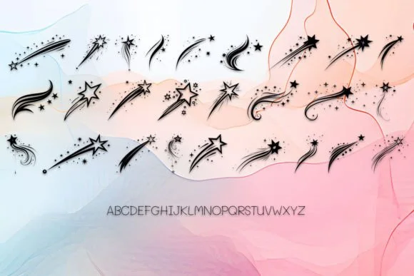 Stars Forever by MOMAT THIRTYONE — Dingbats Font — thumbnail 2