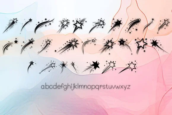 Stars Forever by MOMAT THIRTYONE — Dingbats Font — thumbnail 3