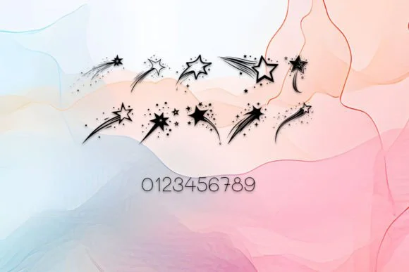 Stars Forever by MOMAT THIRTYONE — Dingbats Font — thumbnail 4
