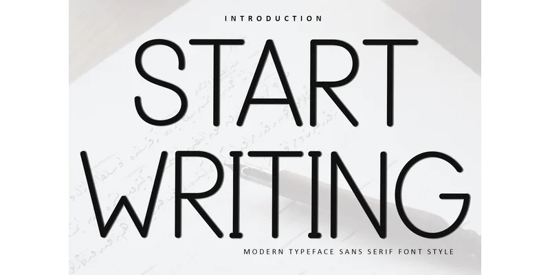 Start Writing Font by Inermedia STUDIO — Sans Serif Font