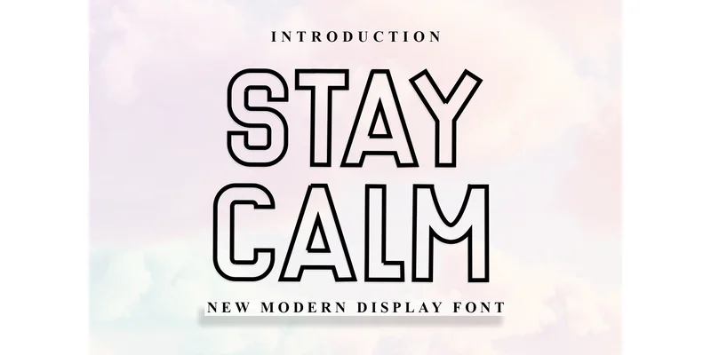 Stay Calm Font by PiPi Creative — Display Font