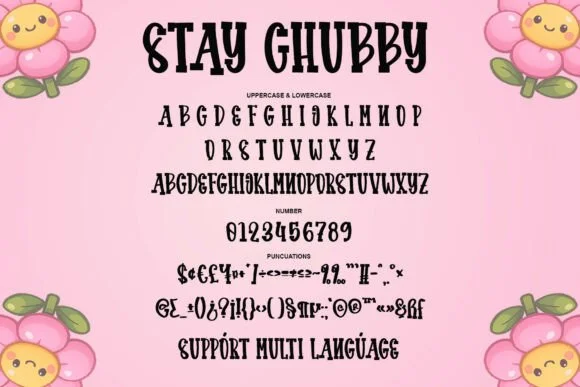 Stay Chubby by Bintang Studio — Slab Serif Font — thumbnail 6