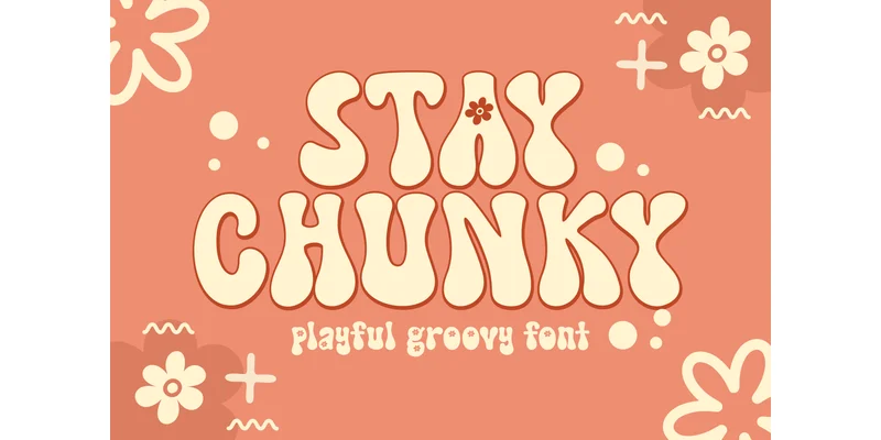 Stay Chunky Font by Dreamink (7ntypes) — Display Font