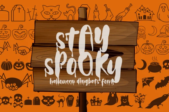 Stay Spooky by Dani (7NTypes) — Dingbats Font