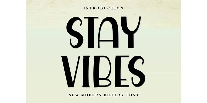 Stay Vibes Font by PiPi Creative — Display Font