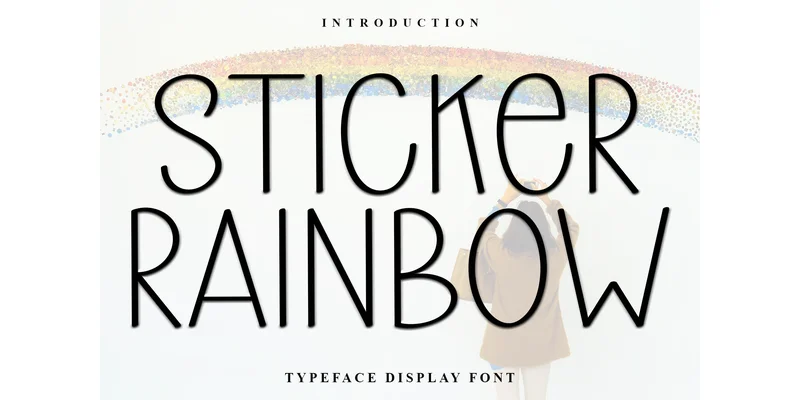 Sticker Rainbow Font by Inermedia STUDIO — Display Font