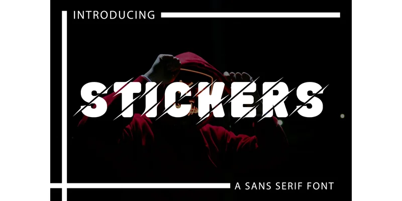Stickers Font by Kido Studio — Sans Serif Font