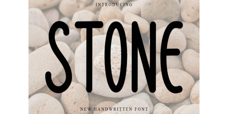 Stone Font by PiPi Creative — Sans Serif Font