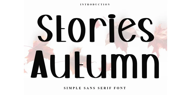 Stories Autumn Font by Inermedia STUDIO — Sans Serif Font