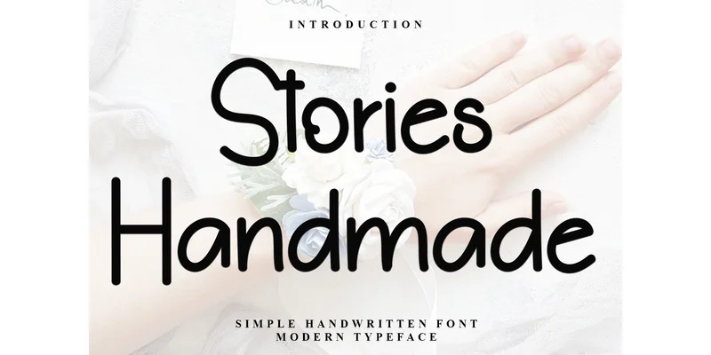 Stories Handmade Font by Inermedia STUDIO — Sans Serif Font