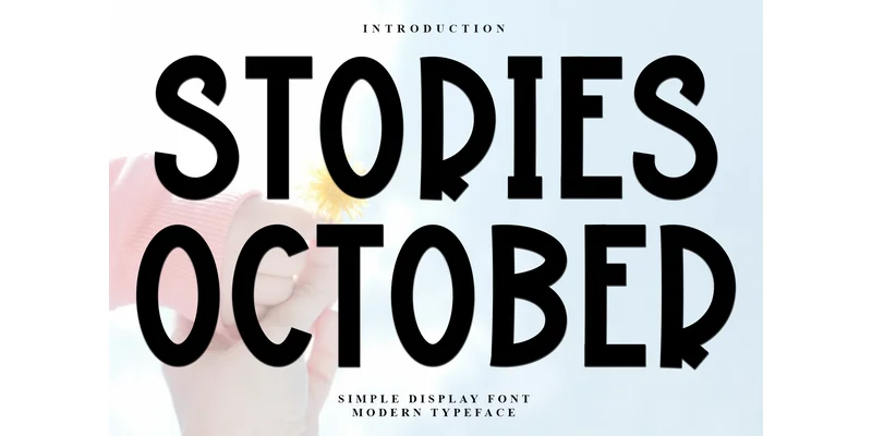 Stories October Font by FreshTypeINK — Display Font