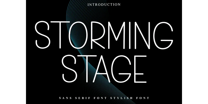 Storming Stage Font by Inermedia STUDIO — Sans Serif Font