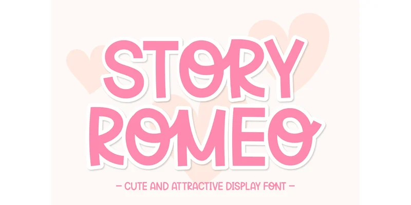 Story Romeo Font by Jasa (7NTypes) — Display Font