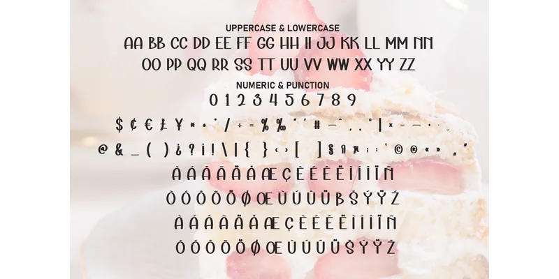 Strawberry Shortcake Font by Strongkeng Old — Display Font — thumbnail 7